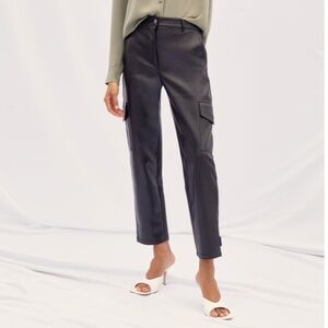 Aritzia Wilfred Modern Cargo Pant (vegan leather)